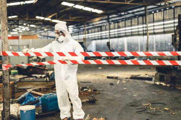 Professional Biohazard technician working in Harrisburg, PA